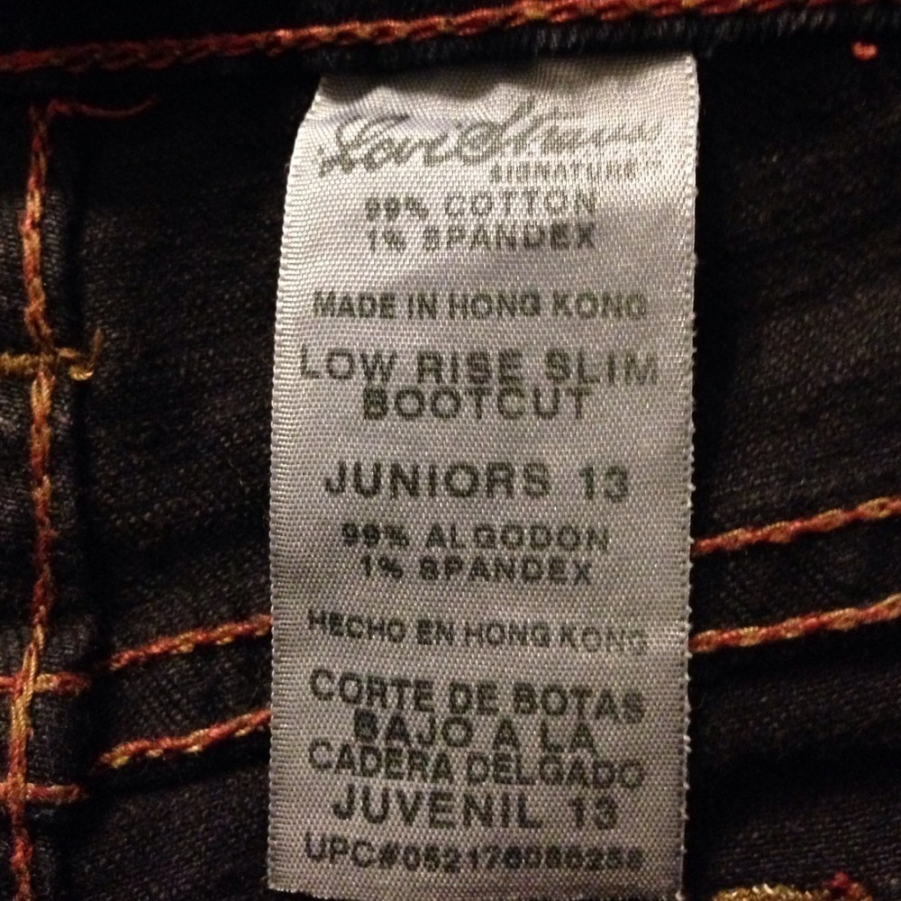 LEVIS Button Fly Boot Cut Low Rise Slim Je… - Picture 4 of 4